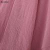 ZANZEA Wome Casual Loose Long Sleeve Thin Kimono Cardigan Blouse