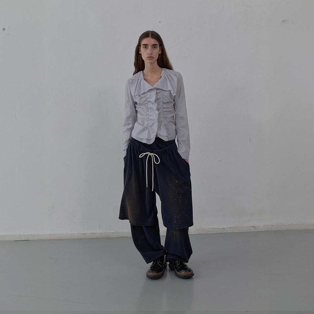 LCDC™ Layered Detail Jersey Pants (Navy)