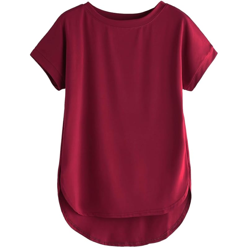 Fabricorn Women's Solid Regular Fit T-Shirt (GT01_UpDown4_P_Maroon