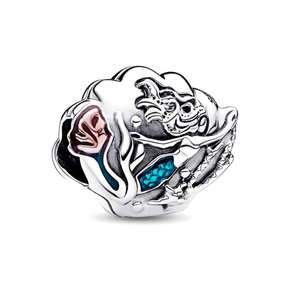 Pandora Disney Little Mermaid Shell Jewelry Accessories Women Jewelry Silver 792687C01 Silver