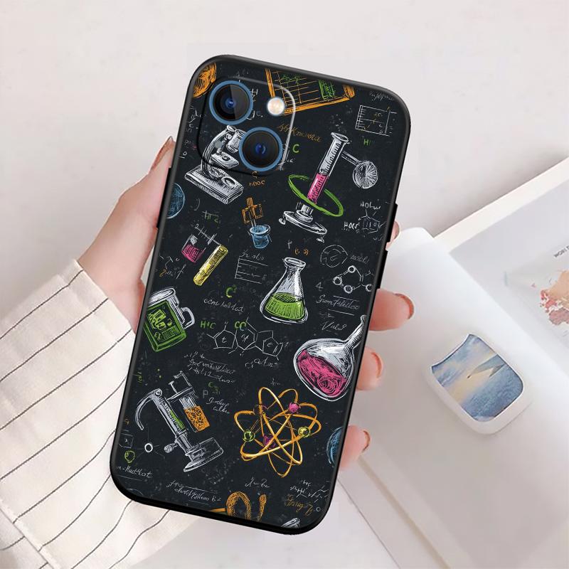RP17 Chemical Maths Equation Formula New High-End Shell Phone Case for iPhone SE X XS XR 16E 17 11 Pro Max 8 7 6 6s Plus Air