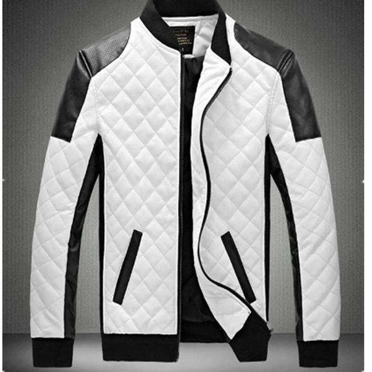 leather half jacket mens