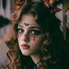 Waterproof Cheek Temporary Stickers Portable Bat Face Stickers Makeup Halloween Face Tattoo  Ball