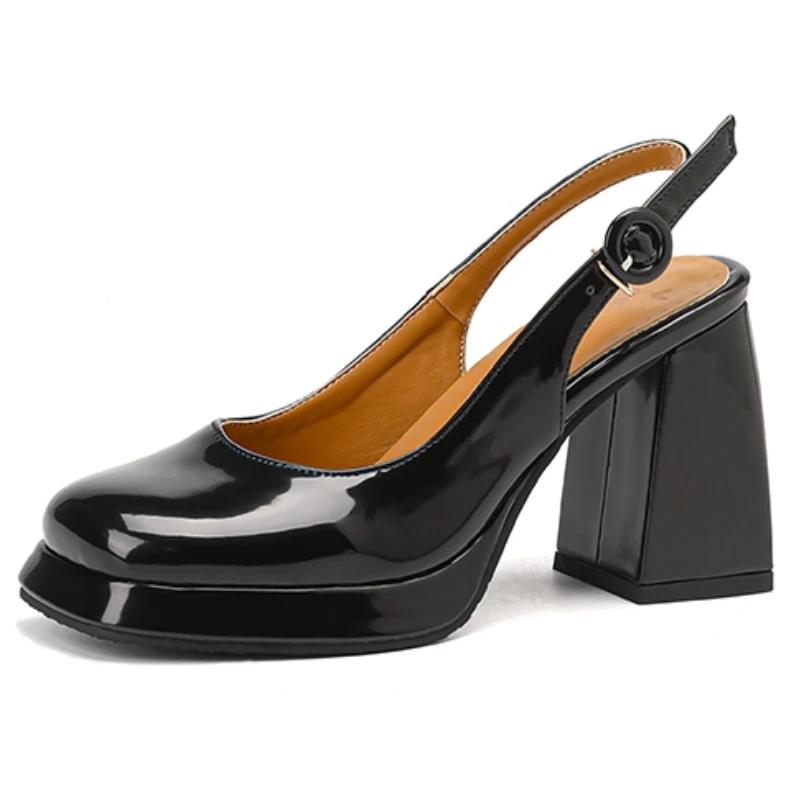 Slingbacks Sommer Damen Sandalen Mode Schwarz Weiß Pumps Schuhe Für Mädchen Elegant Hohe Absätze Hochzeitsschuhe Damen Große Größe