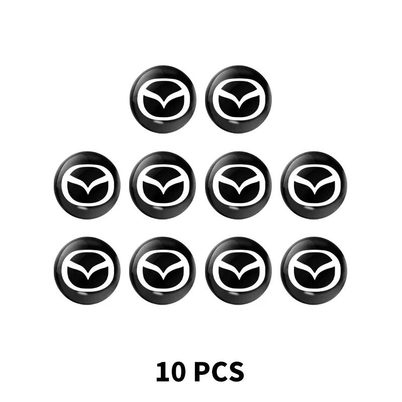 10ks Samolepky na klíčovou dírku zámku dveří auta Proti blokování Pro Mazda 6 3 CX5 5 2 323 CX7 Demio Atenza Axela MX30 CX30 CX3 Příslušenství