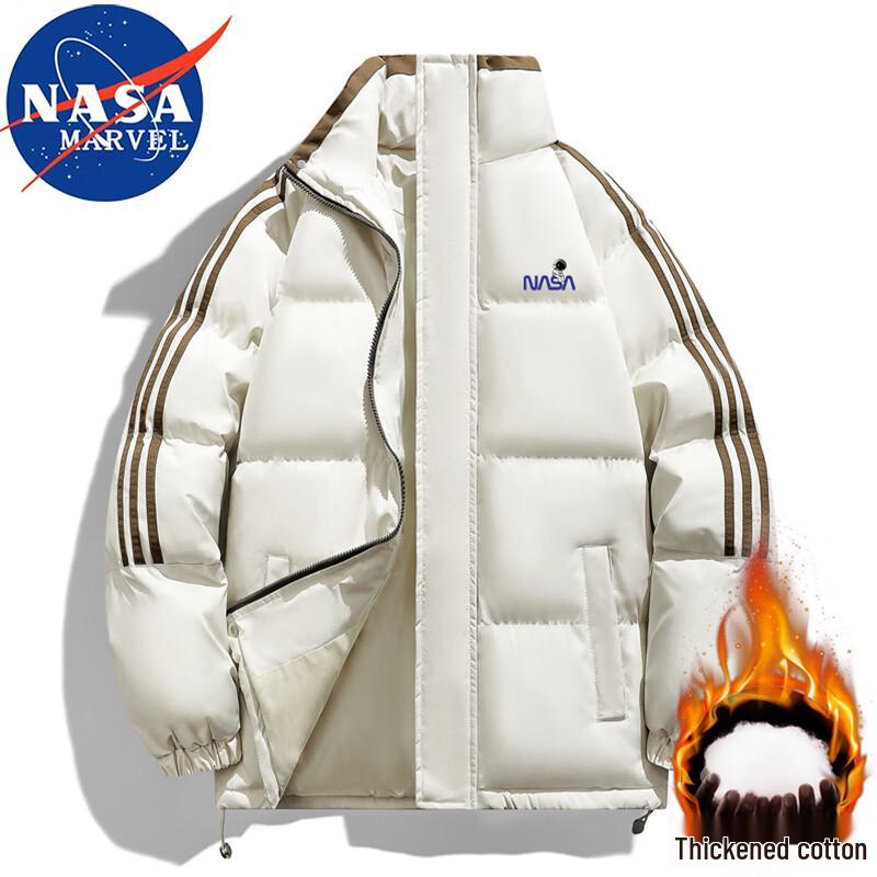 NASA MARVEL Men's Stand-Collar Padded Jacket