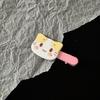 2Pcs Cute Cartoon Cat Hair Clip Fluffy Fuwa Nyanko Kitten Hairpin Duckbill Clip Sweet All-Match Bangs Clip Girl Hair Accessories