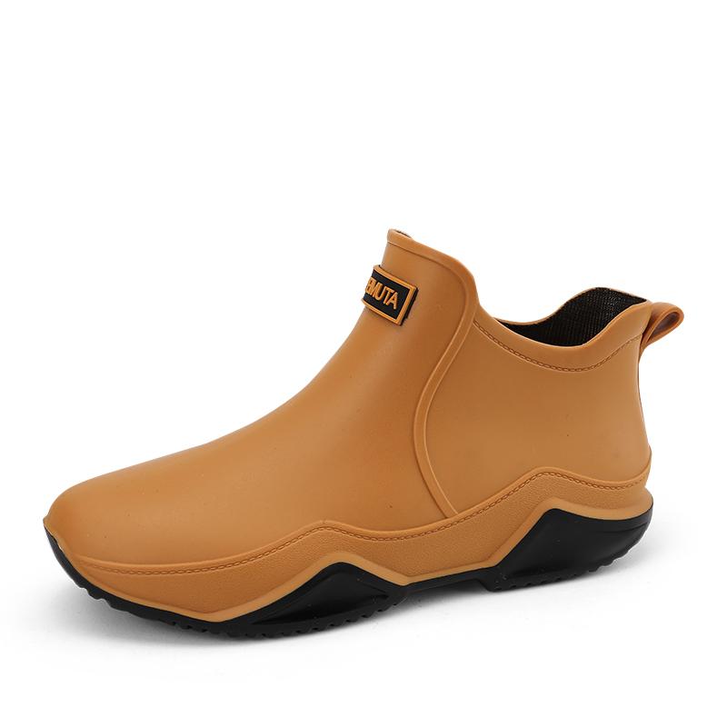 

Мужская повседневная спортивная обувь, дышащая мужская обувь шеф-повара больших размеров, уличные резиновые сапоги, водонепроницаемые и противоскользящие резиновые сапоги 44