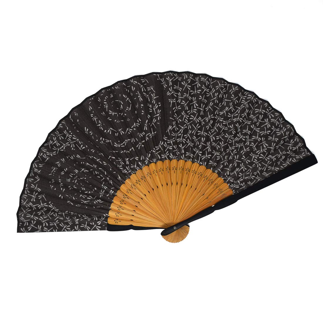 

Kimono Inden style small 22cm cloth fan [Stylish Iroha] Fan, pattern, men s (432 Dragonfly)