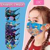 Children's Windproof Reusable Printed Face Mask 1PC
