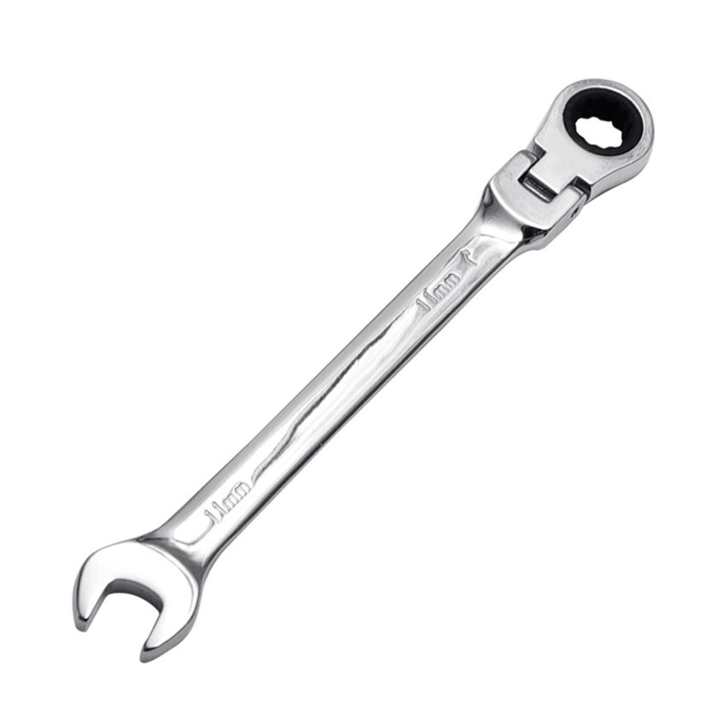 6/7/8/9/10/11/12/13mm Ratcheting Wrench Flexible for Head Dual-use Ratcheting Tool Ratcheting Car Hand Tools Multi Tool