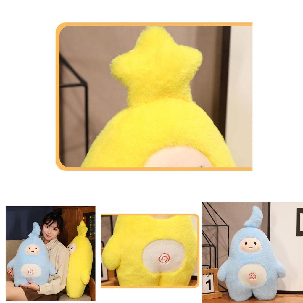 Adorable Moon And Star Plush Toy Pillow For Calming And Comforting Kids Man Star Man)