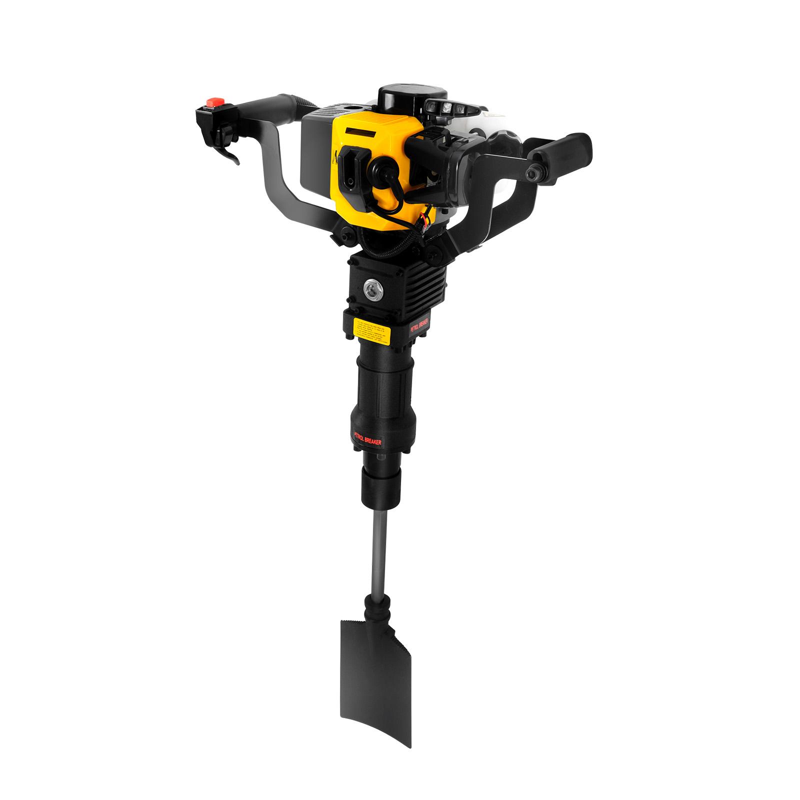 Бензиновый садовый мотобур-экскаватор 52 куб. см, 2-тактный, 1900 Вт, ручной, для посадки, бурения, 6500 об/мин