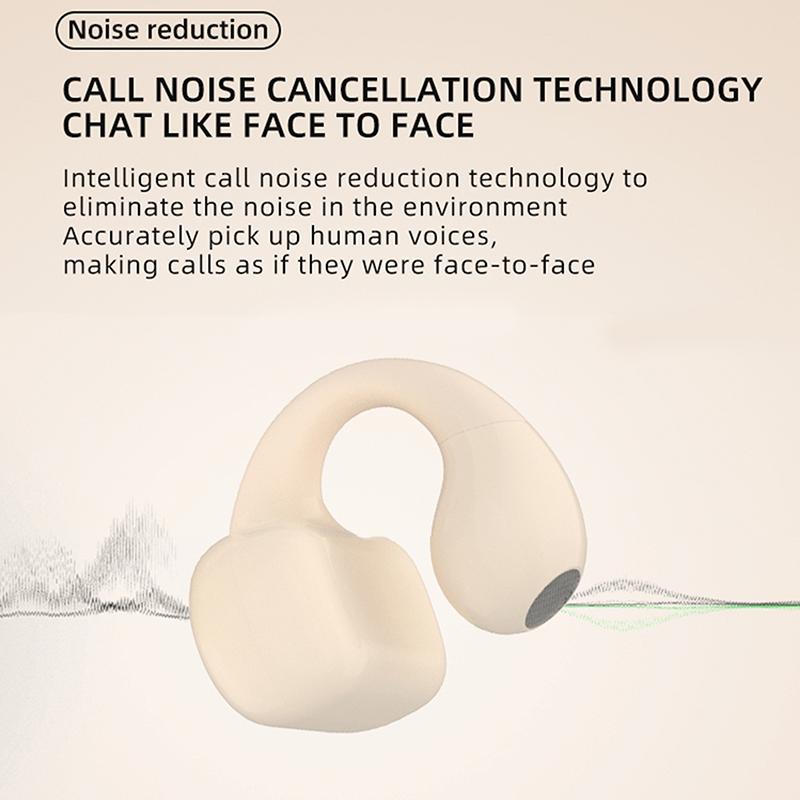 The  Air7 Ear Clip Bluetooth Headset High-Power Single-Ear Wireless Gaming Headset The Ear Concept Bone Conduction