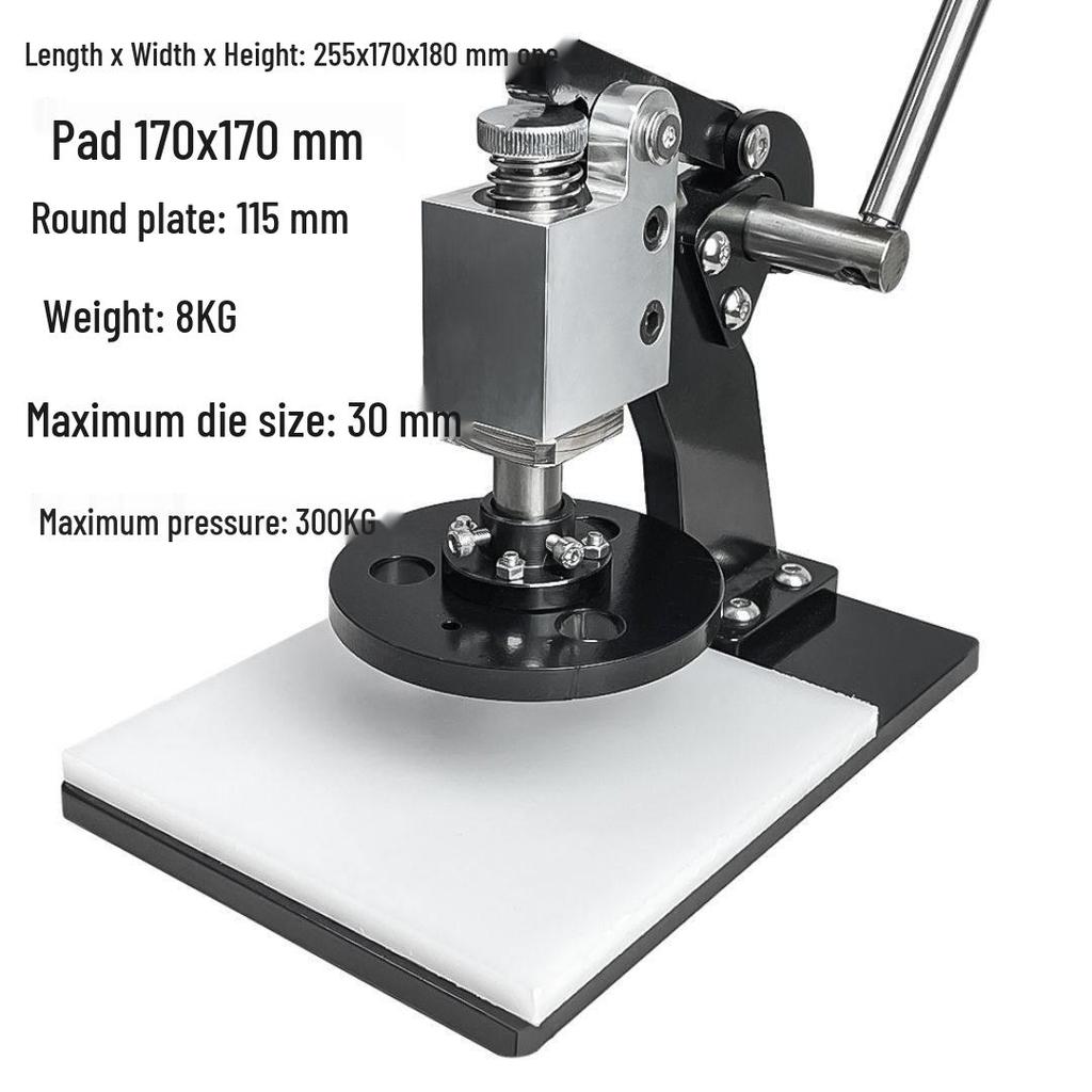 Manual Leather and Fabric Die-Cutting and Stamping Machine
