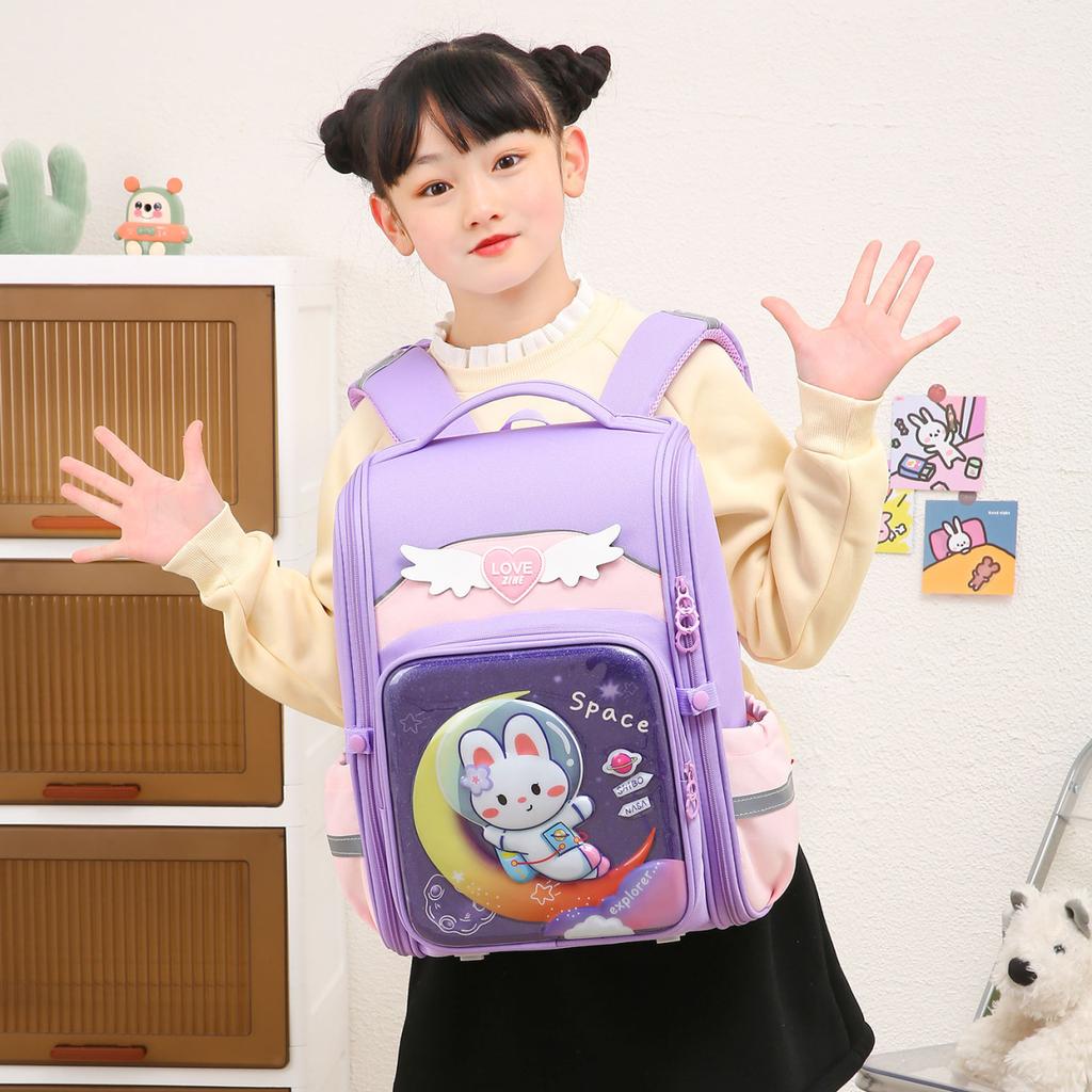 Elementary School Bag Hard Shell Boys and Girls Large Capacity Weight Reduction Backpack Children Light Spine Protection Student Backpack Fashion
