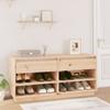 Day and Night - Day and Night Shoe Rack Made of Solid Pine Wood 110x34x52 Cm