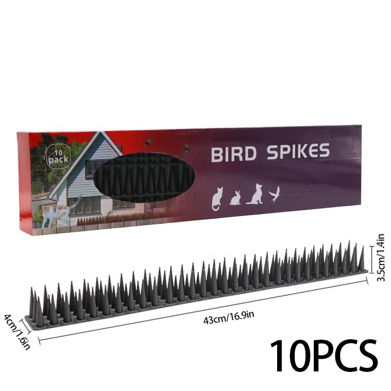 Plastic Anti-Bird Spikes Balcony Eaves Windowsills Bird Repellent Anti-Pigeon Anti-Cat Bird Repeller Thorn Boxed Package