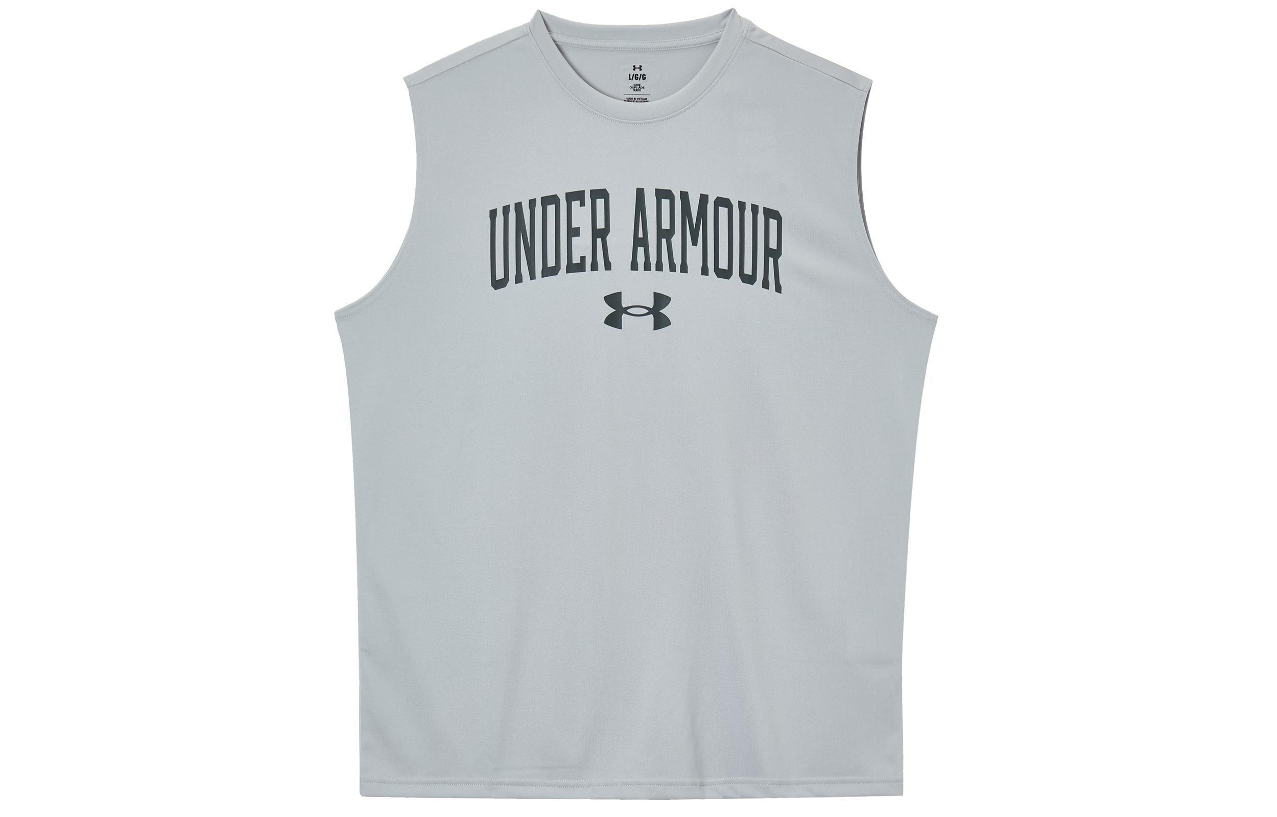 Мужская баскетбольная майка Under Armour Tech Серая 6001541-011 M