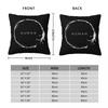 Arrival Human Square Pillowcase Polyester Linen Velvet Pattern Zip Decor Throw Pillow Case Bed Cushion Case