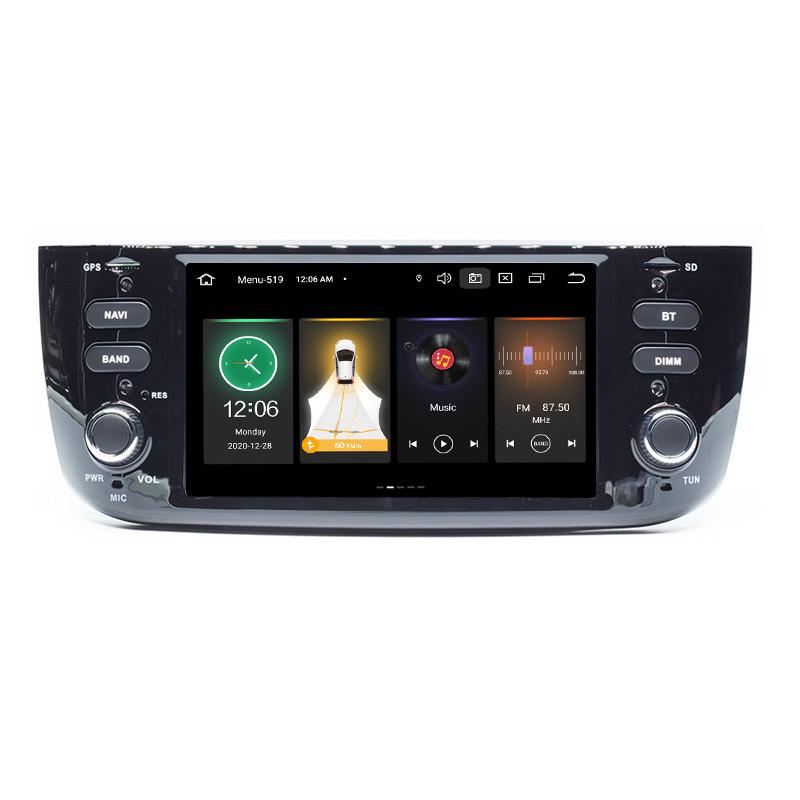 Fiat Punto GPS Navigation Carplay with Reversing Camera and Bluetooth CD System