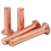 KAYING Red Copper Flat Head Solid Rivets