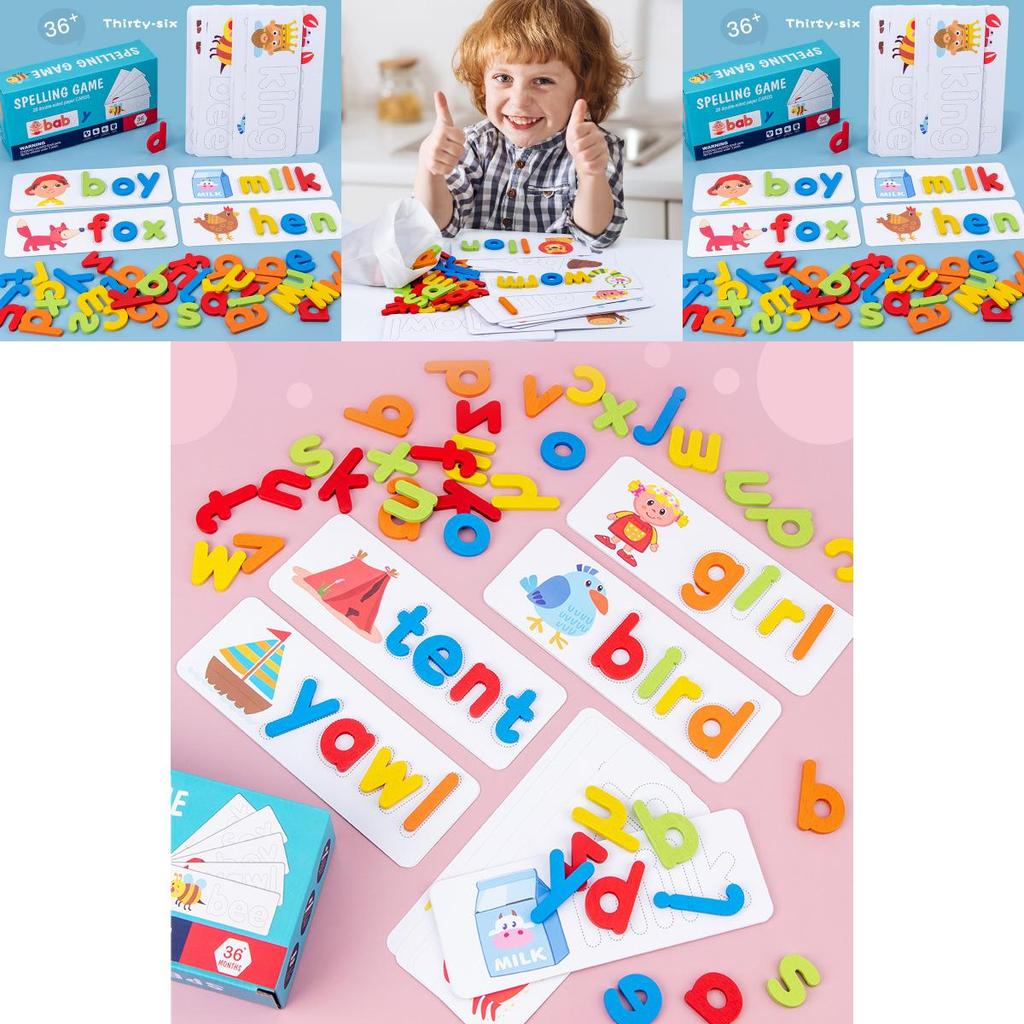 Wooden Alphabet Puzzle Toy For Kids Educational Learning Gift For Early Education