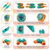 Kids Camping Set 50pcs with Tent & Space Projector Flashlight- Outdoor Campfire Toy Set for Toddlers Kids - Pretend Play Camp Gear Tools for Birthday