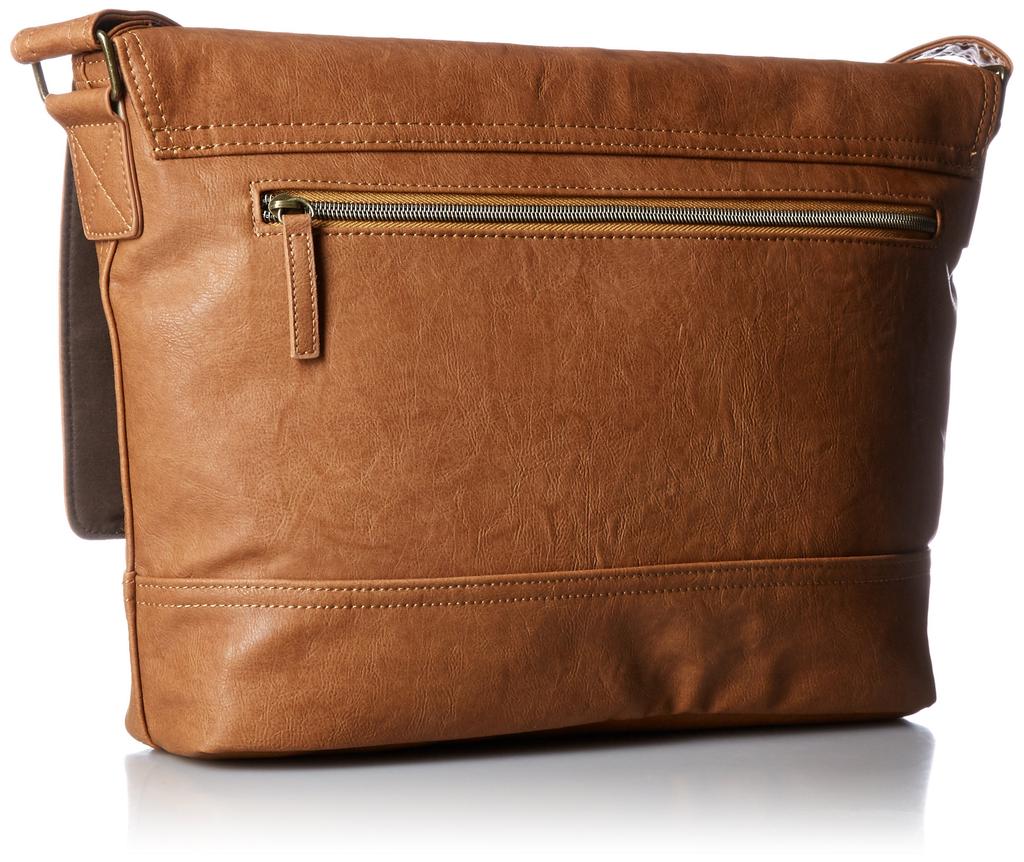 roots shoulder bag [Rename] -camel
