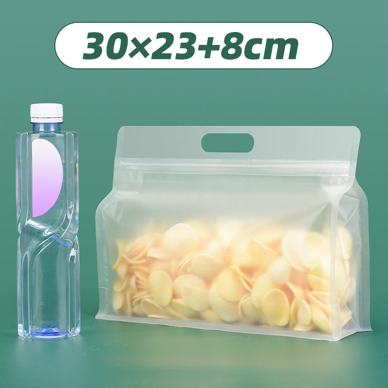 Reusable Food Bag Freezer Food Storage Bag Silicone Bag Airtight Top Kitchen Organizer Resealable Bags for Freshness