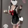 Sexy Underwear Cute Sexy Bow Pretty Maid Apron Dress Pure Wind Hip Uniform