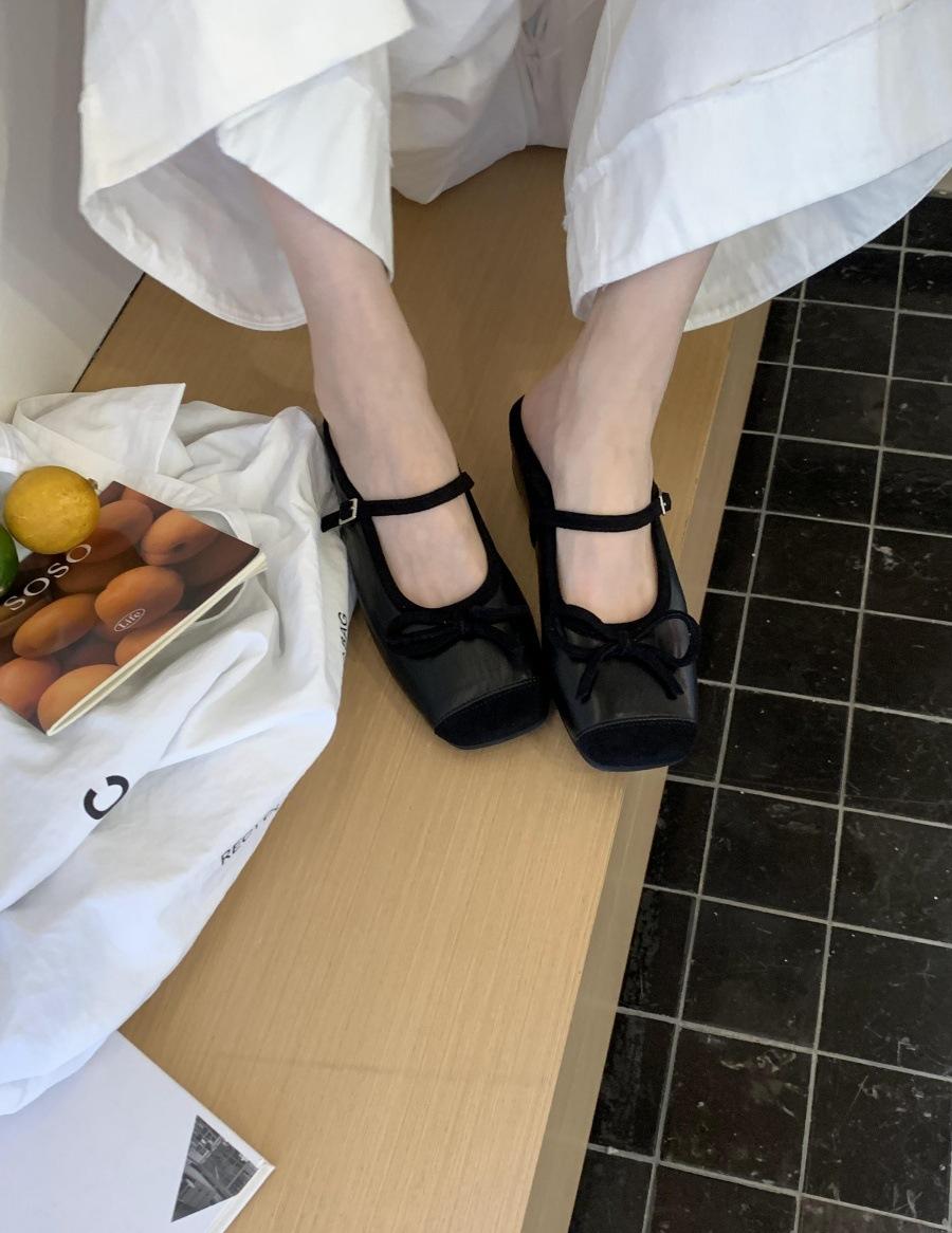 

Leather version~ French retro silver Mary Jane women s shoes inner height increase autumn new gentle bow single shoes women 39 чёрный