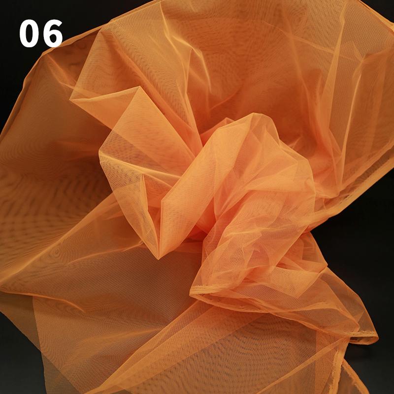 100x160cm Hard Tulle Mesh Fabric for DIY Wedding Dress Skirt Yarn Cloth Decoration Fabric by Per Meter Polyester Stiff Mesh New