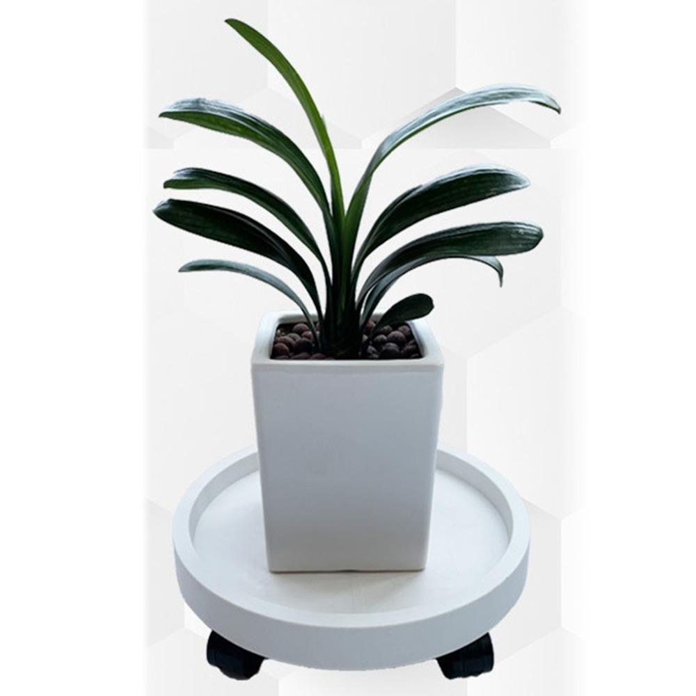 Rolling Rolling Plant Saucer Removable Wheels Planter Trolley Durable Pot Wheels Tray