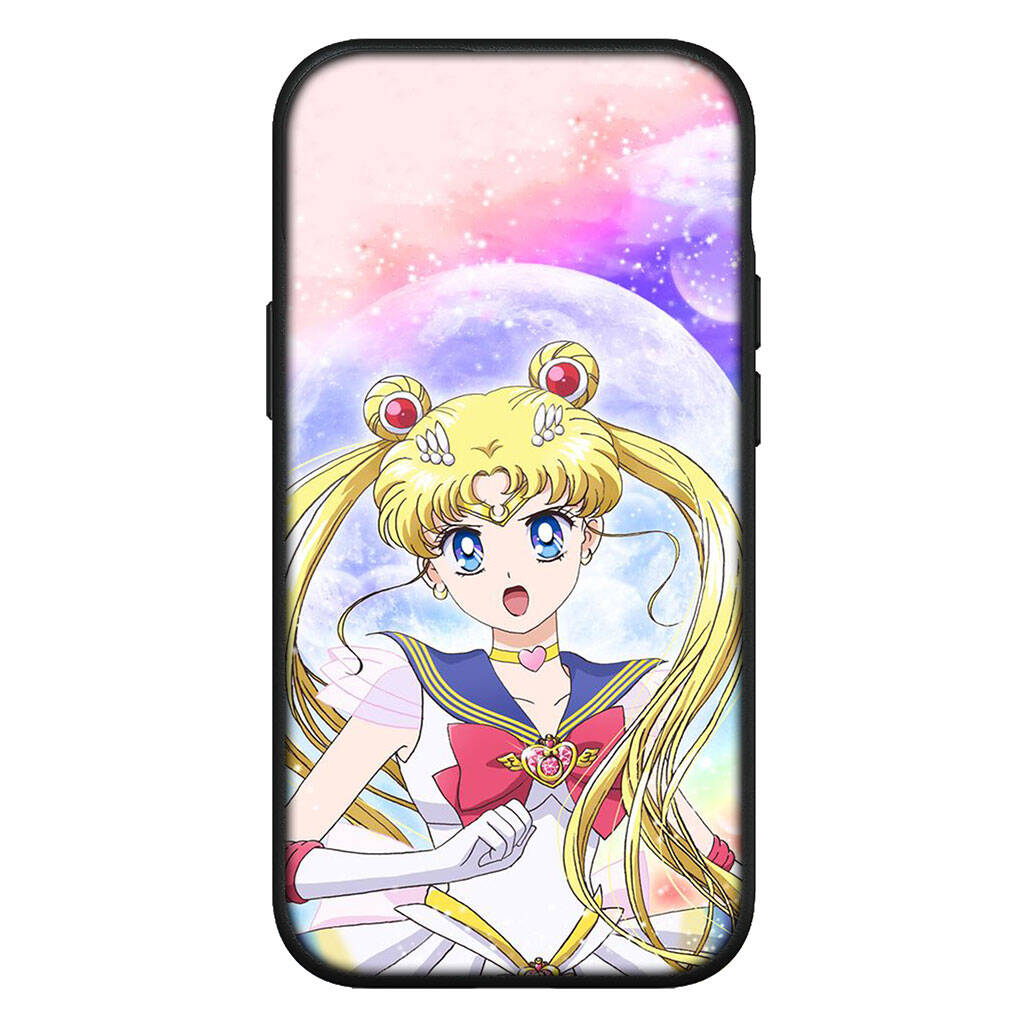 Hülle für iPhone 17 16 15 Xiaomi Poco Redmi Note 14 13 12 11 Pro Max 9 16e Samsung Galaxy S25 S24 S23 OPPO Huawei Sailor Anime Moon Niedliche Handyhülle