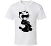 T-shirt Unisex Vintage Cartone Animato Felix Il Gatto