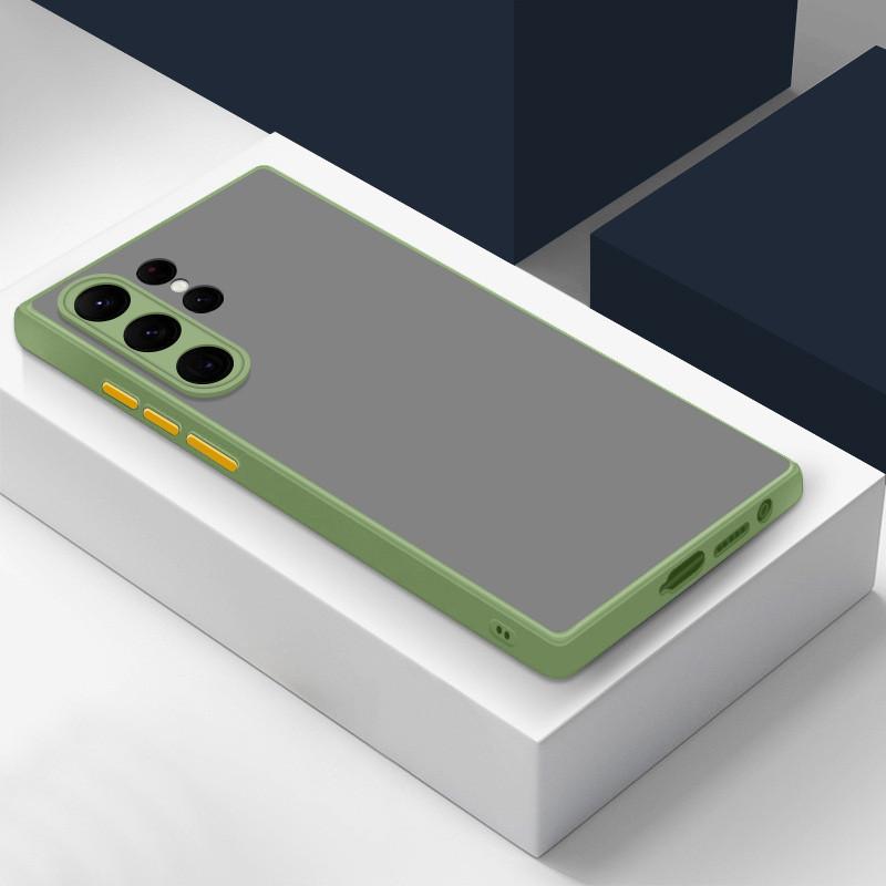 

Чехол для телефона ударопрочный матовый для SUMSUNG Samsung S24 FE зелёный