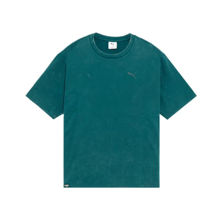Puma Moozin Solid Color Pullover Round Neck T-Shirt Men tops 637336-86 S