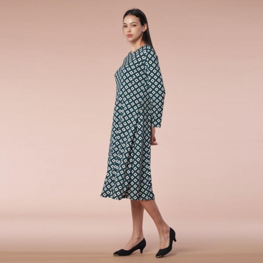 Lipbbam Creora Pfirsich Samt Langes Kleid Ldm52dg01