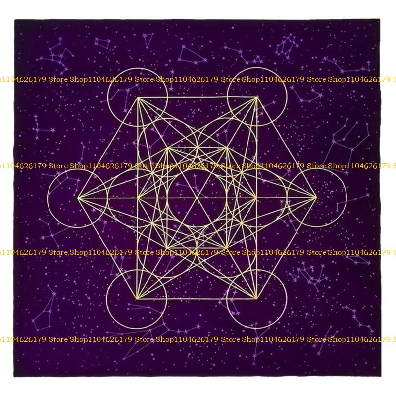 A1A2 Altar Cloth Tarot Alter Tablecloth Witchcraft Supplies for Tarot Divination Game