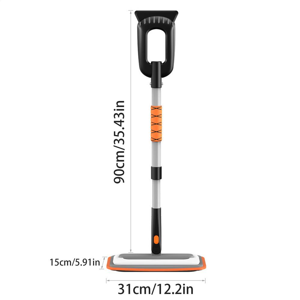 

Car Ice Scraper Extendable Aluminum Alloy Auto Supplies Car Windshield Scraper For Window Truck SUV Vehicle Roof Winter Cleaning білий