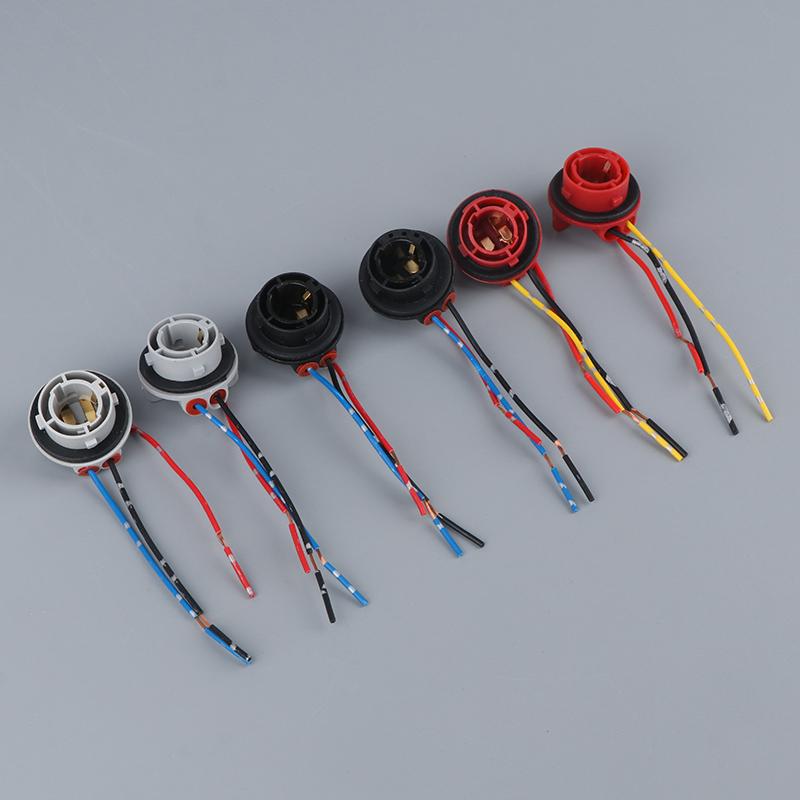 2 Stück 1156 Ba15S Bau15S 1157 Bay15D Lampenfassung Glühbirnen Py21W P21W Adapter Basis Sockel Verbinder für Blinker Scheinwerfer Licht