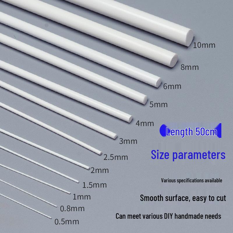 Crab Kingdom ABS Plastic Round Rod for DIY Models & Sand Tables