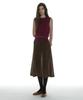 PARTIMENTO WOMEN Studded Knit Sleeveless Top_Plum