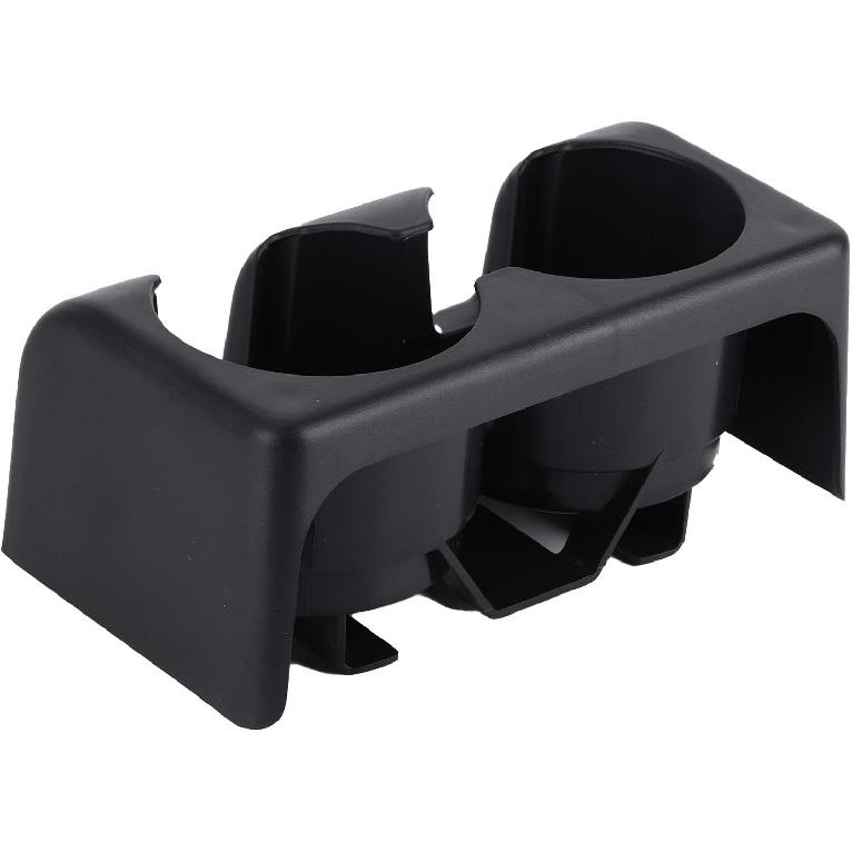 Acouto Bench Seat Cup Holder, Dual Cupholder Insert, Drink Storage, Fit for 2004-2012, Black