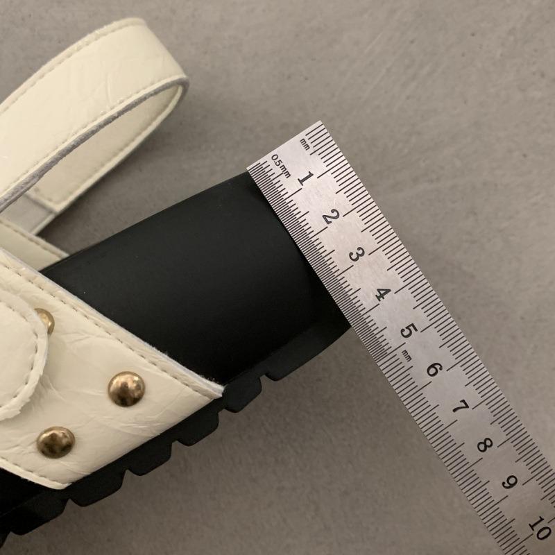 Thick-soled heightening flip-flops sandals women's new summer skirt toe beach sandals