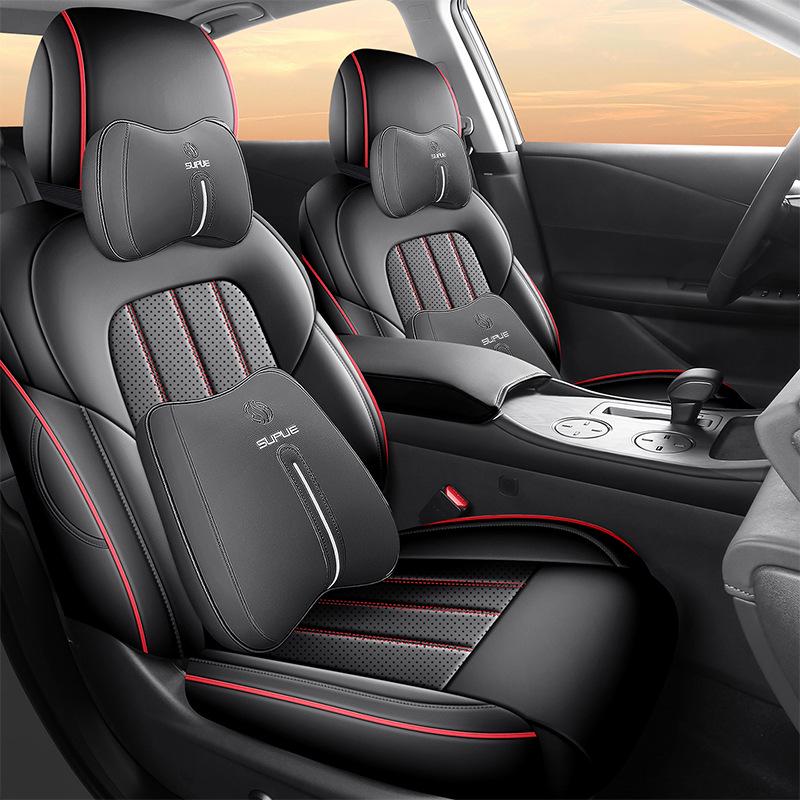 Breathable Leather Seat Covers for 2026 Altima, Full Surround All-Season Cushion