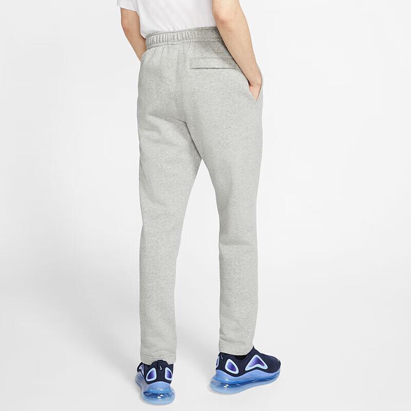 Nike Men's Sweatpants Winter Knitted Fleece-Lined Straight-Leg Casual Pants