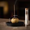 Zisha Persimmon Incense Holder: Ruyi Home Zen Decor for Tea Table