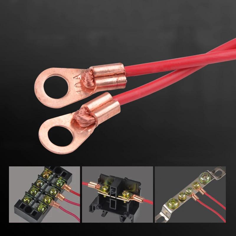 OT Cable Copper Lug Battery Connector Ring Terminal 10A 20A 30A 40A 60A 80A 100A 150A 200A